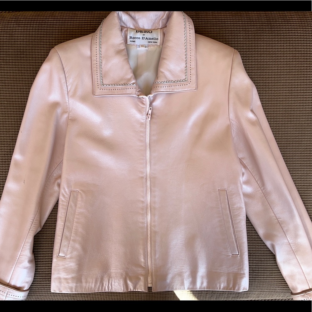Vintage Dero by Rocco D’Amelio leather jacket. Size S